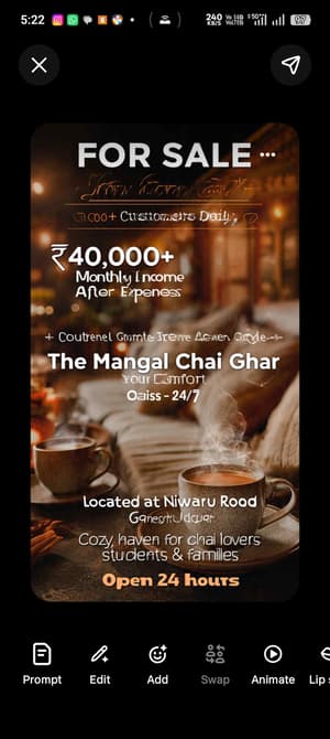 Business for Sale of Hotel, Restaurants and Food Services at Rajasthan, Jaipur, India