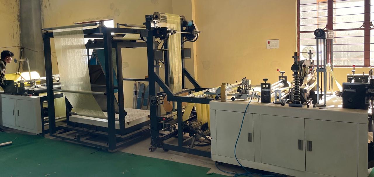 Non woven bag making machine complete setup with Printing machine
