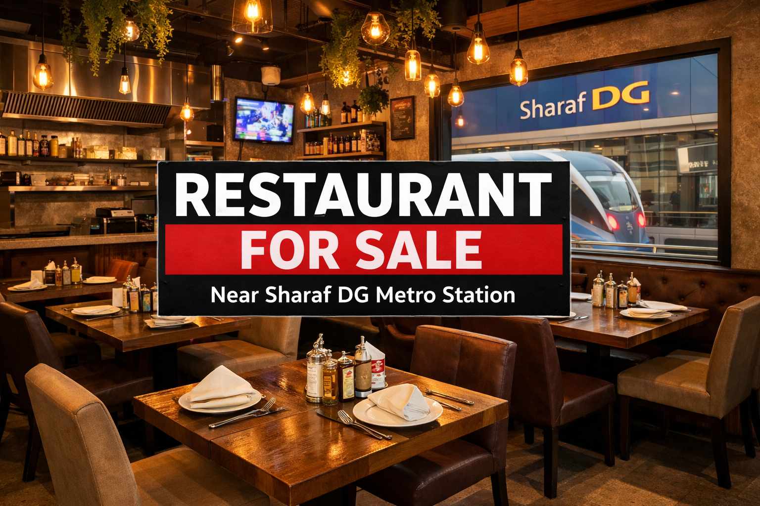 Indian Restaurant for sale (Rent Free)